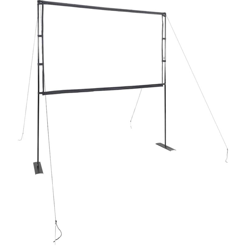 vidaXL Beamer Leinwand mit Ständer 84 Zoll 16:9