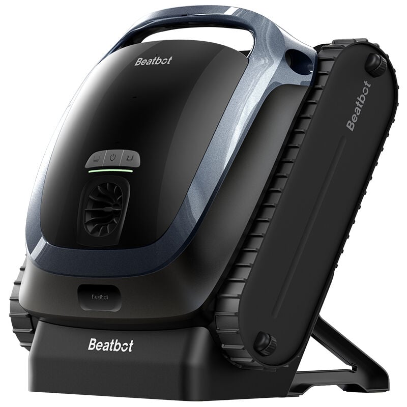 AquaSense 2 Poolroboter, Akku Poolsauger mit Oberflächen-Parkfunktion, Poolreiniger Boden und Wand, Doppelte Reinigung der Wasserlinie, für Pools bis