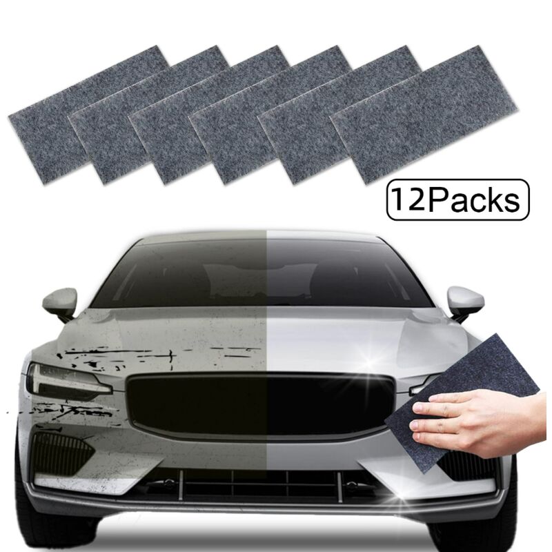 BEBUSINGOTO 12 stücke Auto Kratzer Reparatur Tuch Sparkle Nano Tuch Magie Nano Tuch für Auto Neue