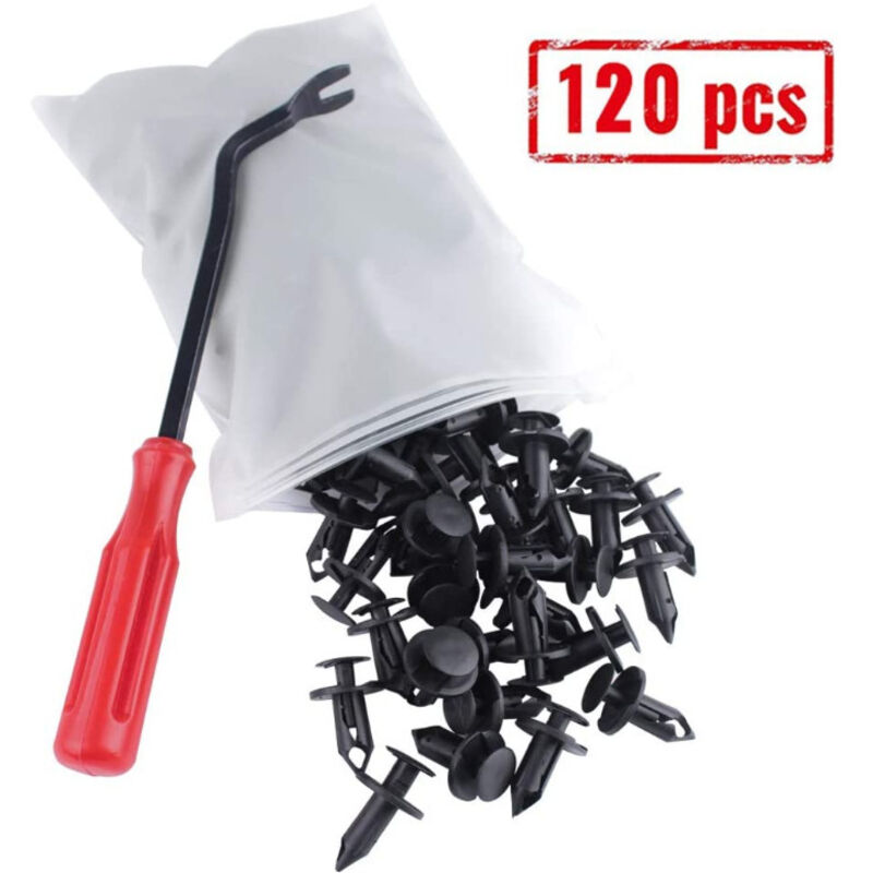 BEBUSINGOTO 120 Stück ATV UTV Karosseriebefestigungsnieten Druckstifte Kompatibel mit Polaris RZR Ranger Suzuki King Quad Kawasaki Rancher