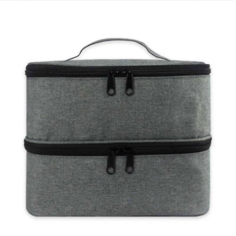 BEBUSINGOTO Aufbewahrungstasche für Nagellack aus Nylon, tragbar, Handtasche, Kosmetik-Organizer