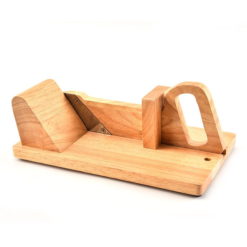 BEBUSINGOTO Die Original Wurst-Guillotine, Holz