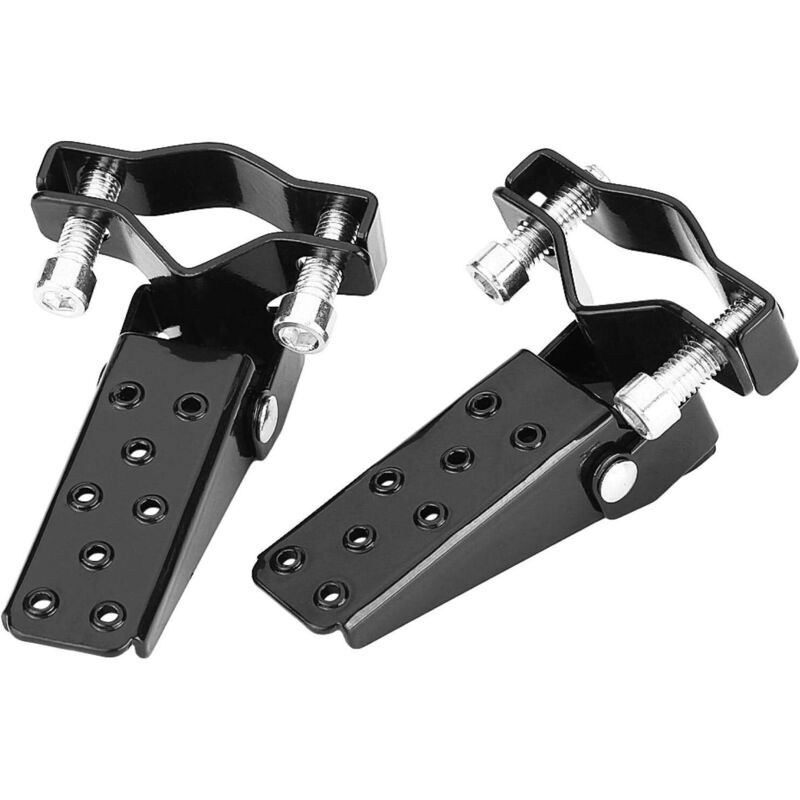 BEBUSINGOTO Fahrrad-Fußrasten, Motorrad-Fußrasten für den Highway, Universal-Motorrad-Fußrasten, Motorrad-Fußstützen, Fahrrad-Fußrasten, Fußrasten,