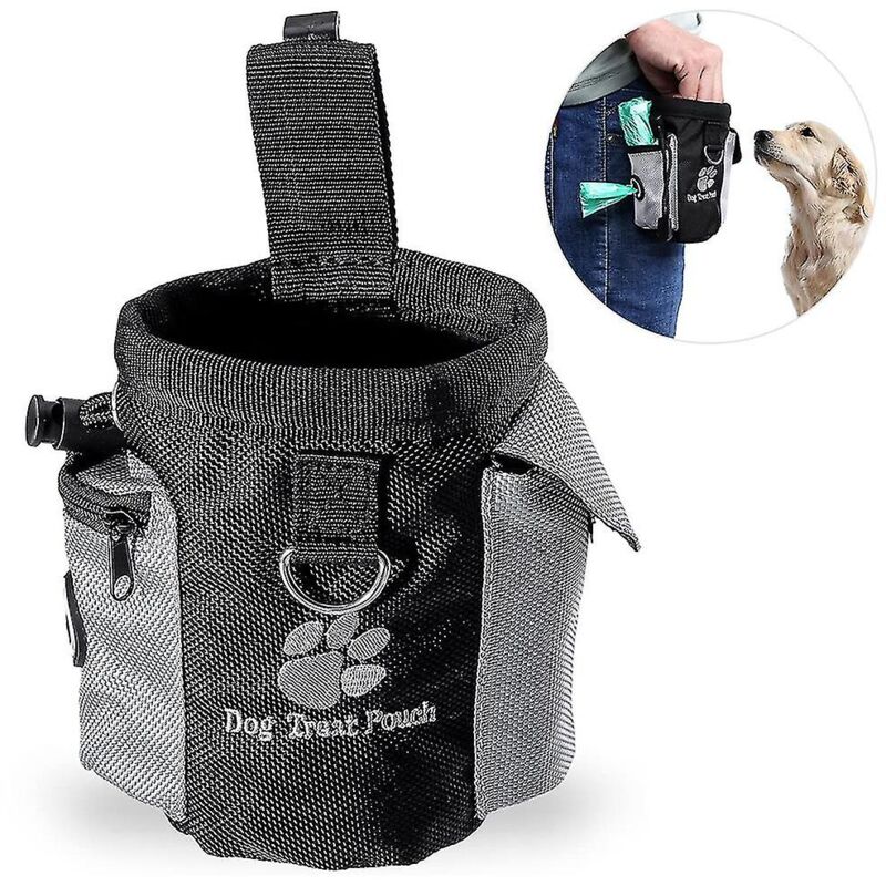 BEBUSINGOTO Leckerlitasche für Hunde, Leckerlitasche für Welpen, Köderhalter für kleine Hunde, Gassitasche