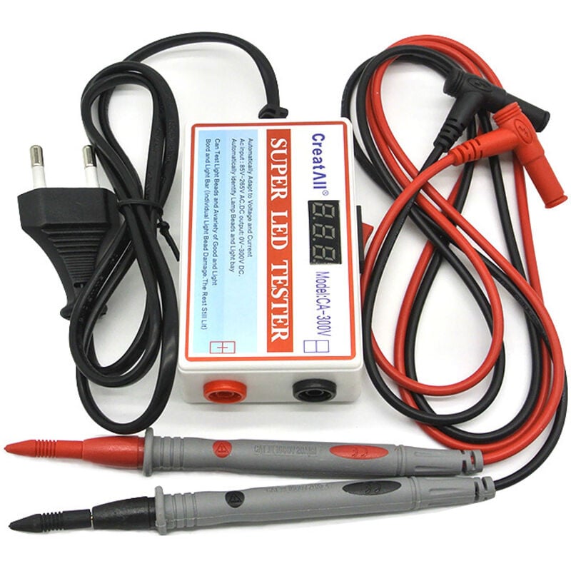BEBUSINGOTO LED-Lampe und TV-Hintergrundbeleuchtungstester, LED-Streifenlichter, Reparatursteckdose, Computer-Mehrzweckwerkzeug, 0–300 V