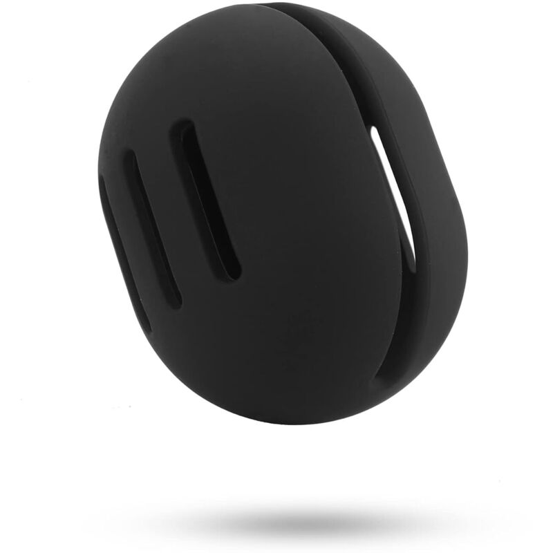 BEBUSINGOTO Make-up-Schwammhalter – Unzerbrechliches, umweltfreundliches Make-up-Blender-Etui aus Silikon für unterwegs – Schwarz