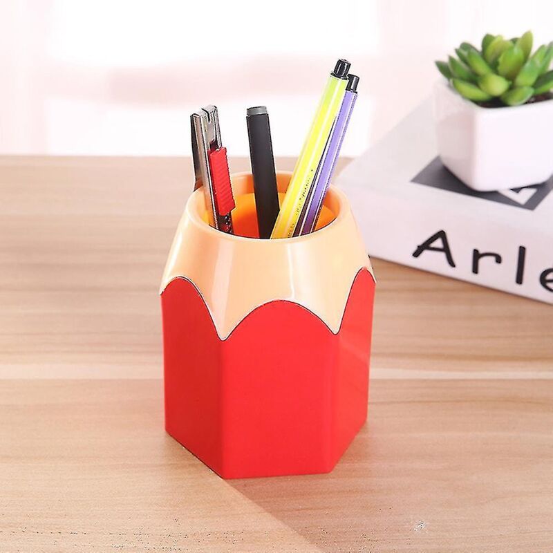 BEBUSINGOTO Schule Büro Bleistift Halter Schreibwaren Schreibtisch Organizer Bleistift Stift Make-Up Pinsel Container