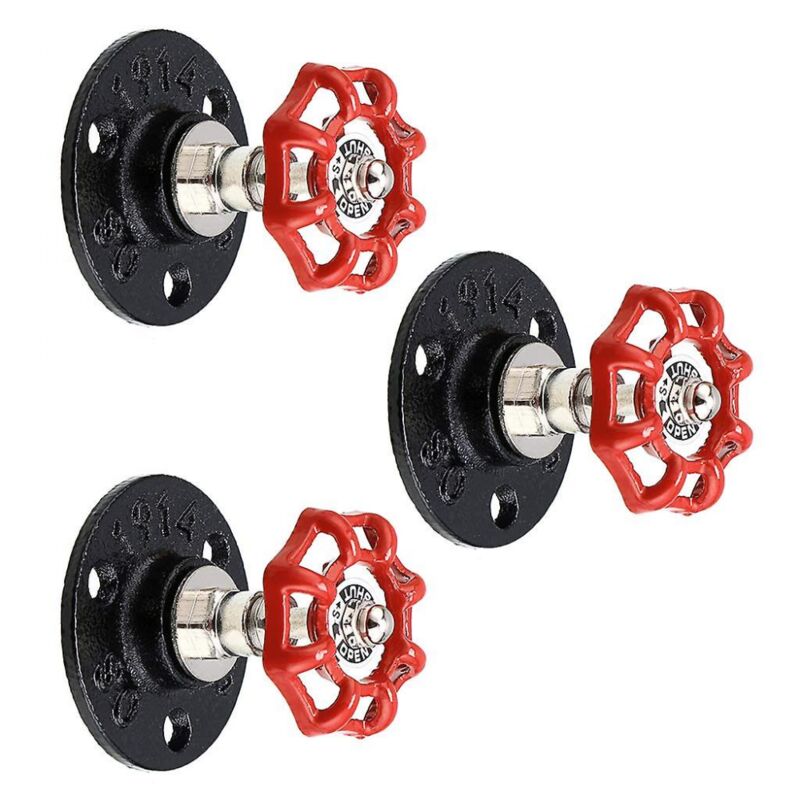 BEBUSINGOTO Vintage-Hängehaken, Retro-Industrie-Wandhalterung aus Eisen für Bademantel, Handtuch, Tasche, Regenschirm, Hut, antike Wohndekoration