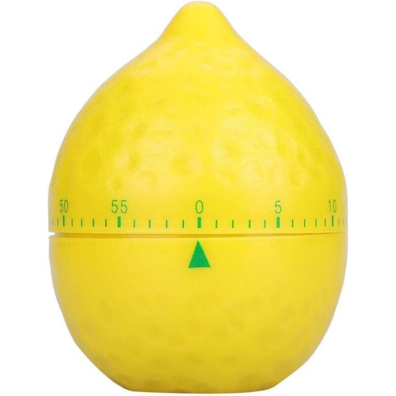 BEBUSINGOTO Zitrone Form Küche Timer Neuheit Nette Küche Timer Manuelle Dreh Timer Küche