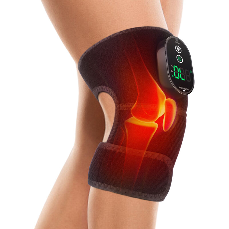Beheizbare Kniebandage, verstellbare Kniestütze, für Männer und Frauen, zur Linderung von Muskelschmerzen im Zusammenhang mit dem
