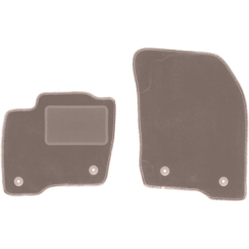 Beige Vordermatten für: Ford Galaxy MK3 Minivan (2015-)