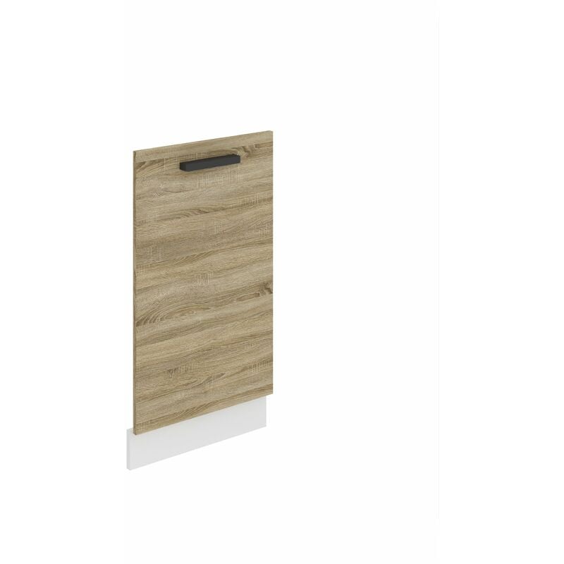 Belini - Frontblende für Geschirrspüler pz. Frontblende Geschirrspüler 45 cm Breite. Frontplatte für Spülmaschine mit Griff, Sonoma-Eiche