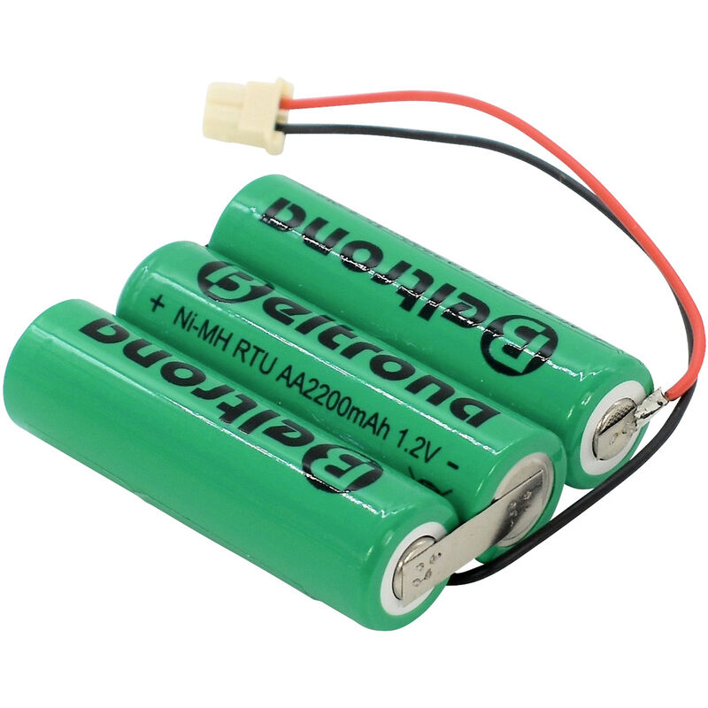 Beltrona - 3AA2200ESO Akkupack 3x Mignon (aa) Stecker NiMH 3.6 v 1500 mAh