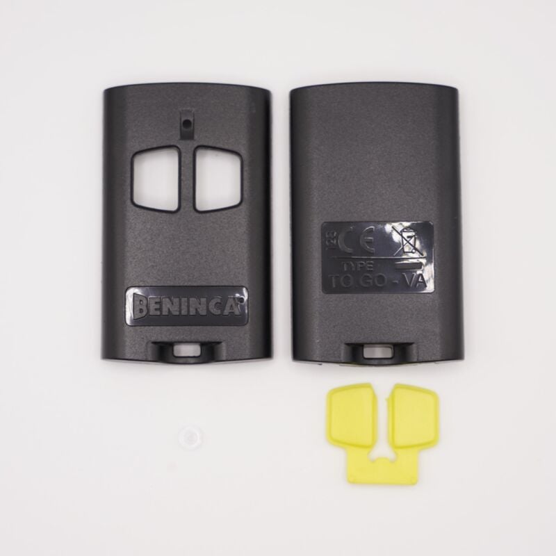 To.go 2 va kompatibles Hüllen-Set - Einfacher Ersatz für abgenutzte oder beschädigte Fernbedienung - Enthält nicht die elektronische Karte - Beninca