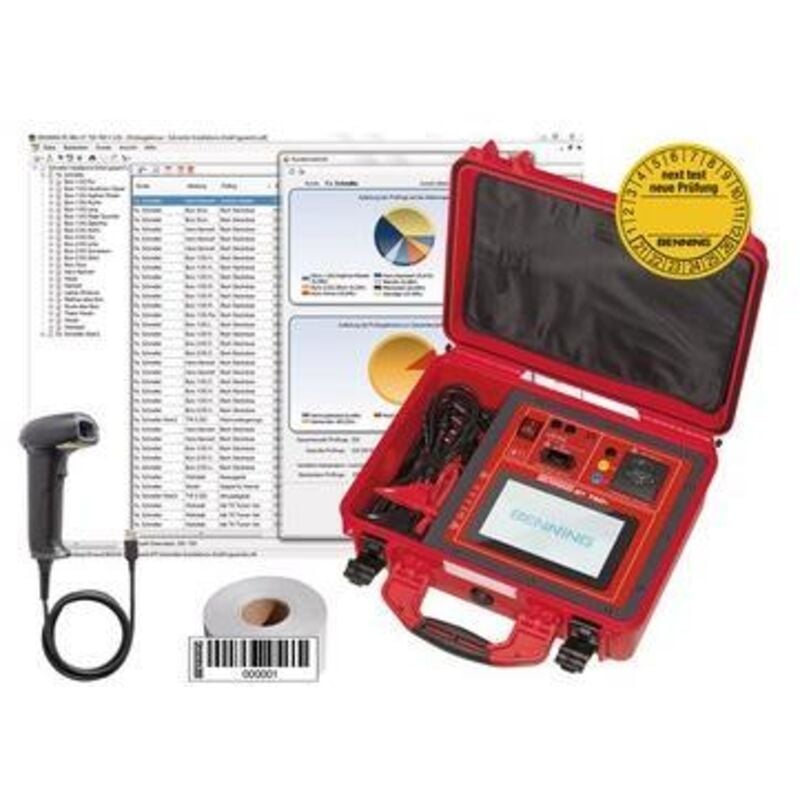Benning - Gerätetester st 760+ Set aktive/passive Prüfung/auch Schweißgerät 1 Set