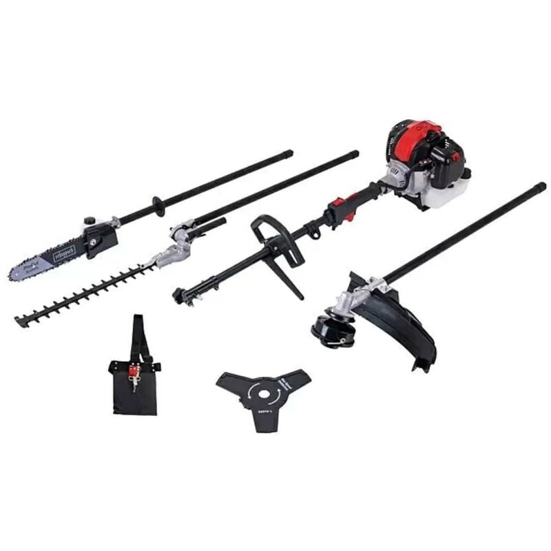 Scheppach - Benzin 4in1 Freischneider Rasenmaher 2-Takt Motor 52cc pmt520