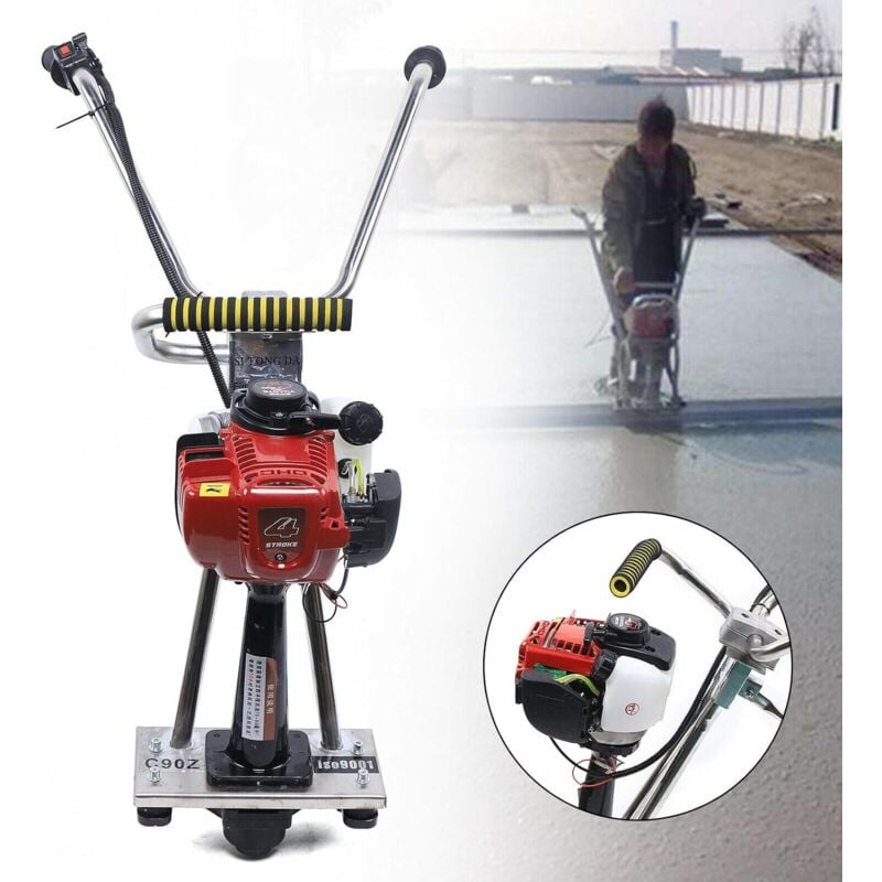 Benzin Betonverdichter Betonrüttler Betonflaschenrüttler Rüttelflaschen Benzin Nassbeton Zement Rüttelmaschine Betonrüttler Estrich, 4 Takt 35,8 CC,