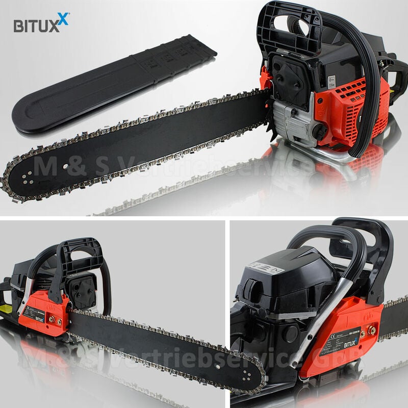 Bituxx - Benzin Kettensäge Motorsäge 58ccm Motorkettensäge 3,6 ps 50,8cm 20 Zoll