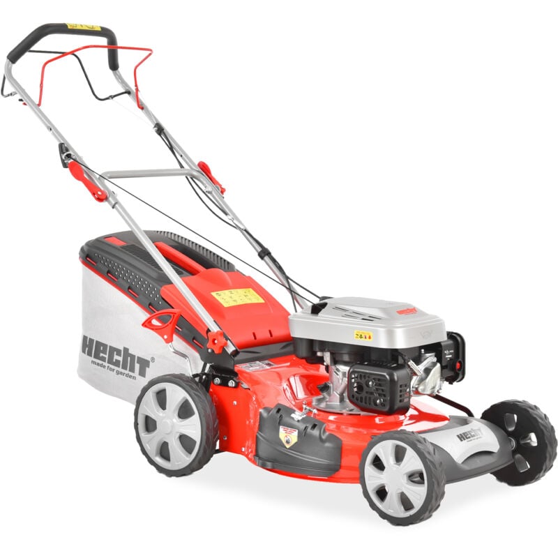 Hecht - Benzin Rasenmäher mit Antrieb 51 cm Schnittbreite 5,2PS 3,8kW 5in1 Mulcher Mäher