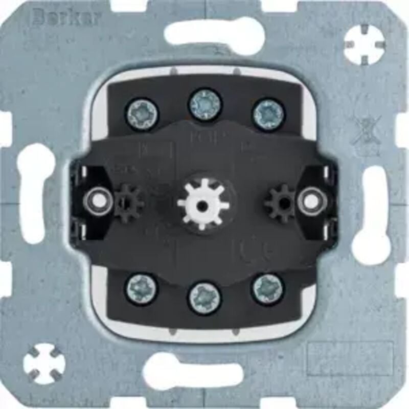 384203 Jalousie-Drehschalter 2-polig,Tastrast-Funktion, Jalousiesteuerung - Berker