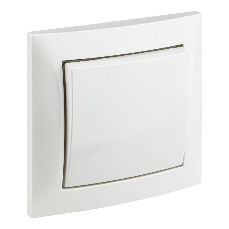 B.k.licht - Berker S.1 Set – 1/5/10x Wechselschalter inkl. Rahmen & Wippe – Weiß/Anthrazit – IP44 – glänzend/matt – für Wohn- & Zweckbau