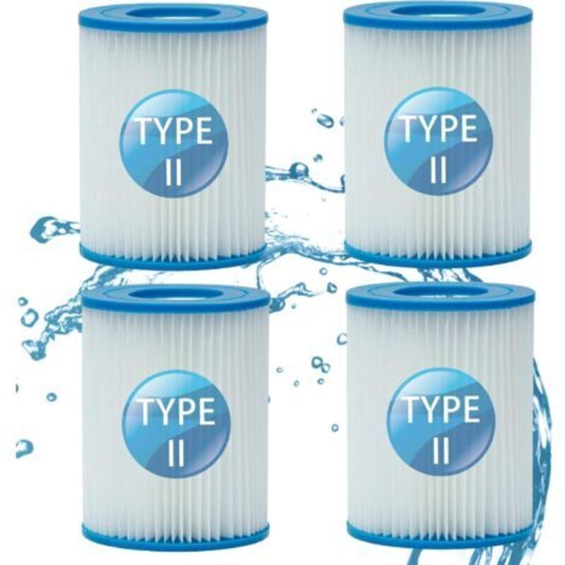 XVX - Bestway 58094 Poolfilter, für Bestway Typ ii Filter, Poolfilter (4 Stück)