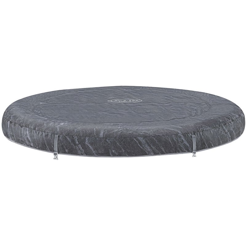Bestway - Ersatzteil Kunstleder-Abdeckung Onyx-Optik (schwarz) für lay-z-spa® Boracay AirJet™ ø 180cm