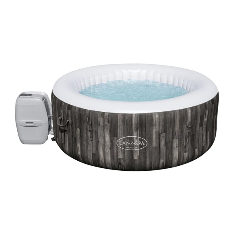 Whirlpool Bestway Lay-Z-Spa Bahamas 180x66 cm für bis zu 2-4 Personen mit Airjet und Abdeckung