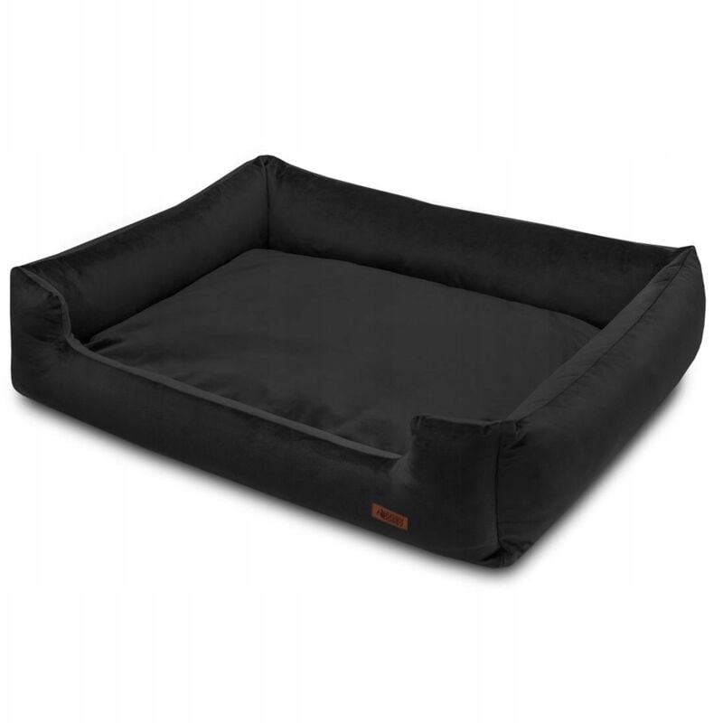 Bett für einen großen Hund, schwarzes Bett für einen Labrador-Schäferhund, HUGGY DOGGY XXL