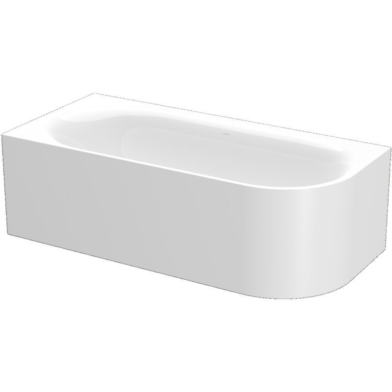 BetteLux Oval IV Silhouette Eck-Badewanne 185x85x45cm, 2