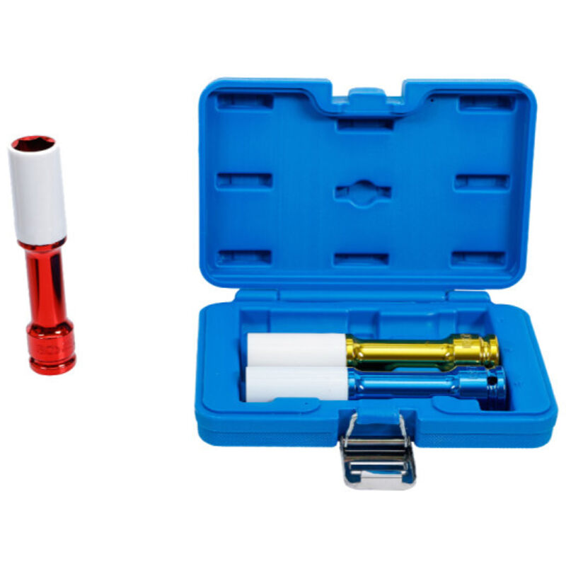 Kraft-Schoneinsatz-Satz Antrieb Innenvierkant 12,5 mm (1/2') 150 mm tief sw 17 / 19 / 21 mm 3-tlg.