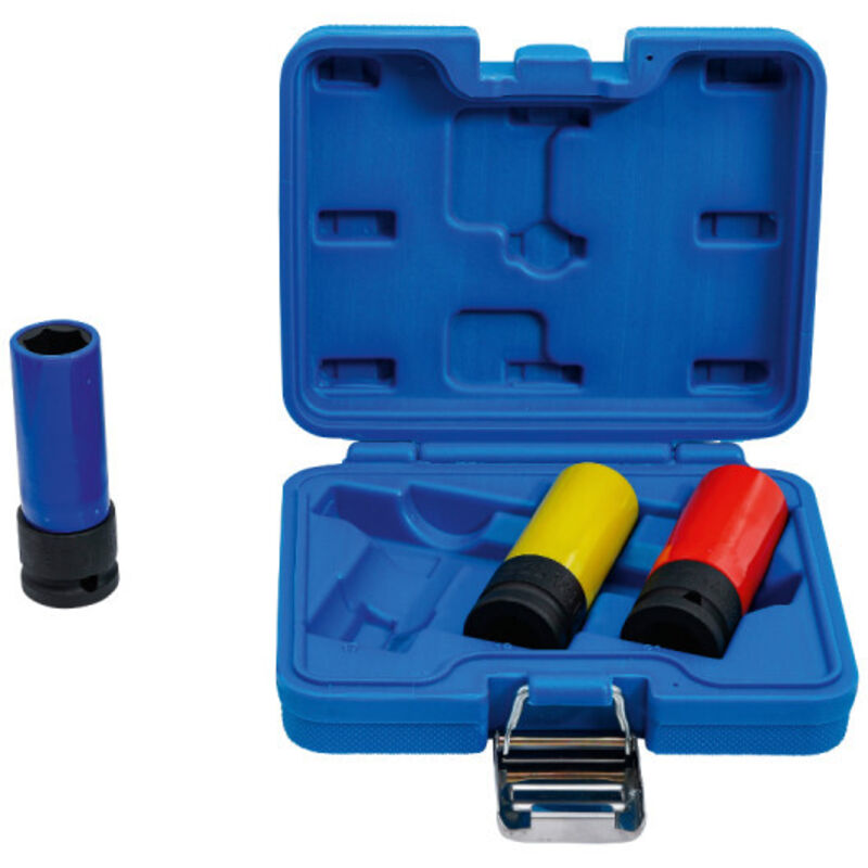 Bgs Technic - Kraft-Schoneinsatz-Satz Antrieb innenvierkant 12,5 mm (1/2') sw 17 / 19 / 21 mm 3-tlg.