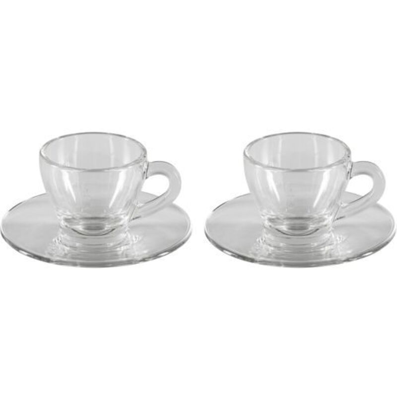 Bialetti - Moka-Tassen Set Glas istituzionale 2 Tassen