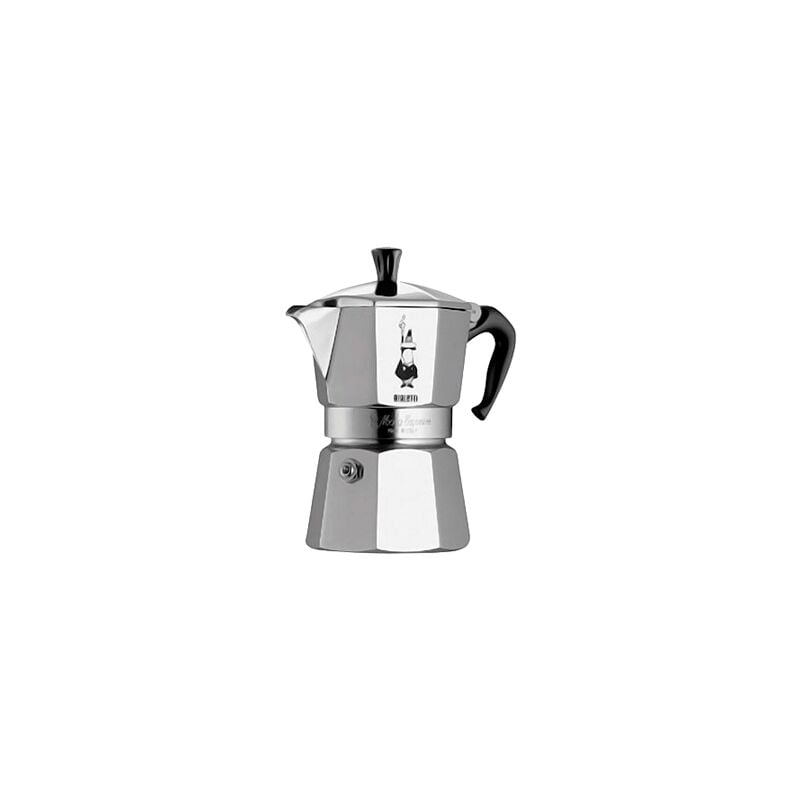 Bialetti - Moka Express mit silbernem Aluminiumband für 6 Tassen