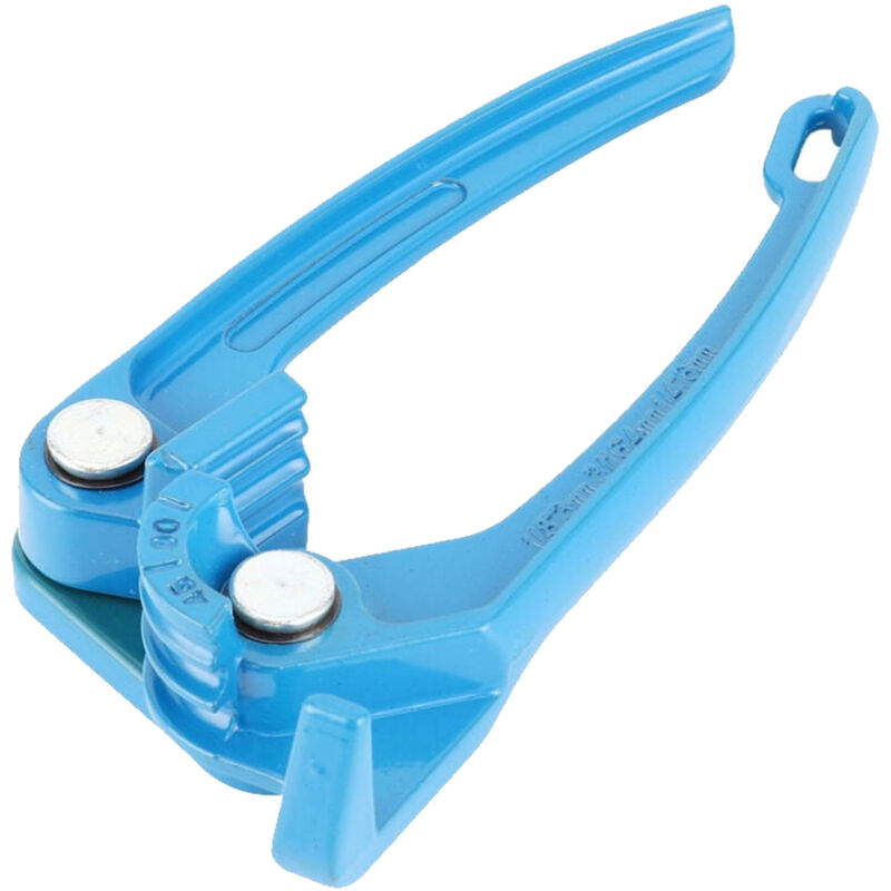 Biege- und Biegepresse Werkzeug für Kältemittelleitungen für Klimaanlagen, Bremsen, Kraftstoff, 1/8 Zoll, 3/16 Zoll, 1/4 Zoll, blau Biege- und