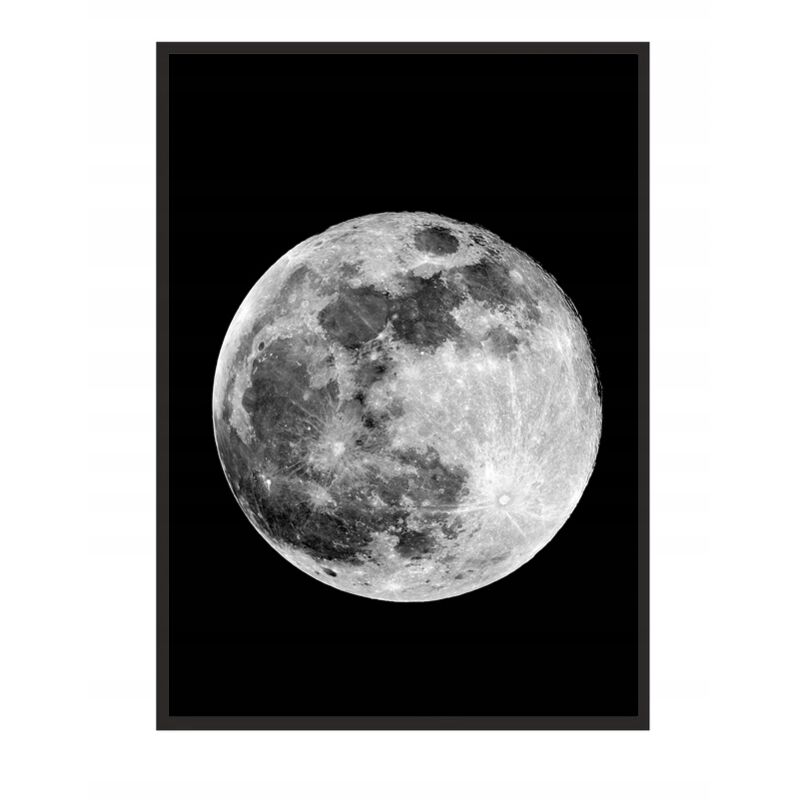 Bild Poster im Rahmen 73x53 cm Mond P522