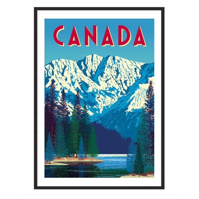 Bildplakat im Rahmen 33x43 cm Kanada P1284