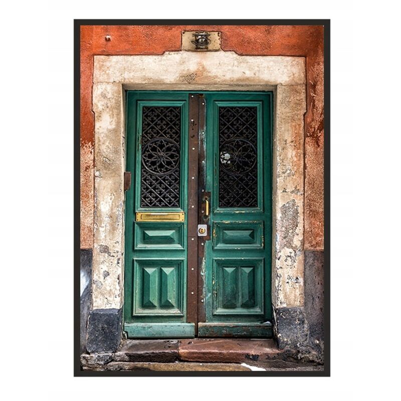 Bildplakat im Rahmen 33x43 cm Tür P1566