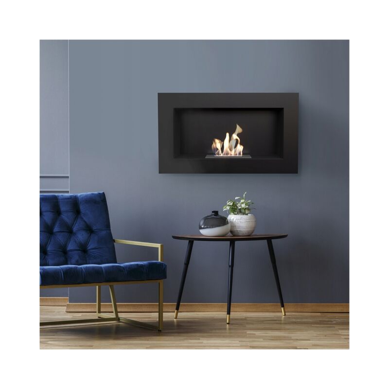 Kratki - Bio Ethanol Kamin golf schwarz Wandkamn Deko Bioethanol Wand Design Nein