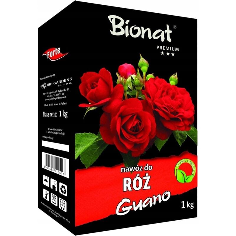 Bionat Guano Dünger Für Rosen 1kg Bio
