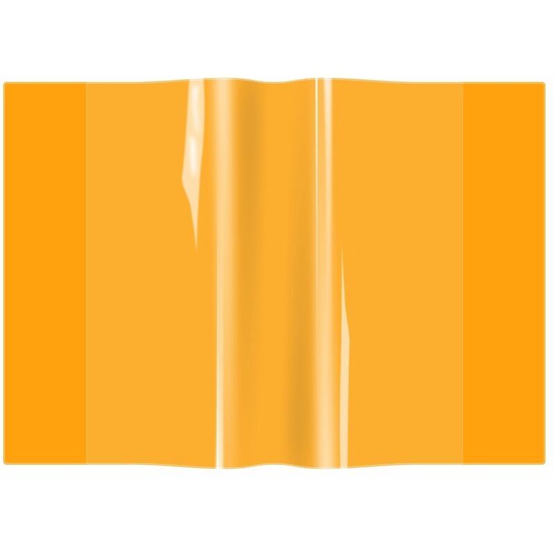 BIURFOL A5 Hüllen Neon Orange - 10 Stk. Schutz und Style für Notizbücher