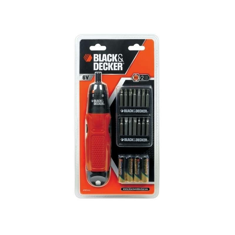 Alkaline akkuschrauber mit 14 einsätzen a7073-xj