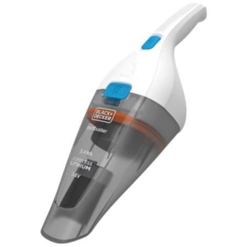 Black & Decker NVC115JLEW Handstaubsauger Beutellos Grau, Weiß