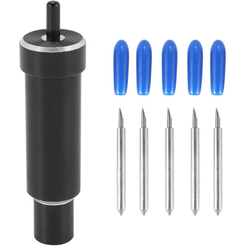 Tlily - Blade + GehäUse Deep Point DeepCut für Explore, Air und 2 Cutting Plotter