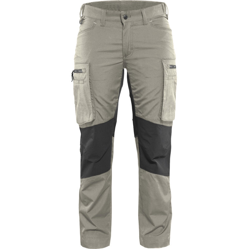 Arbeits-Hosen Wartung Stretch Damen 7159 - Beige/Schwarz XL - FR(48) - SE(C46) - Standards
