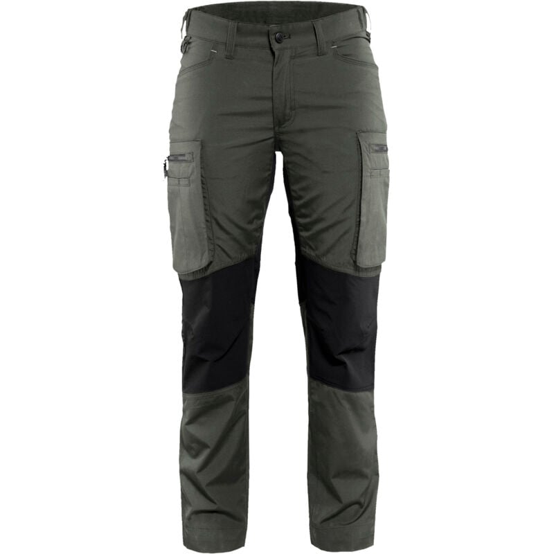 Arbeits-Hosen Wartung Stretch Damen 7159 - Armeegrün/Schwarz XL - FR(46) - SE(C44) - Normen