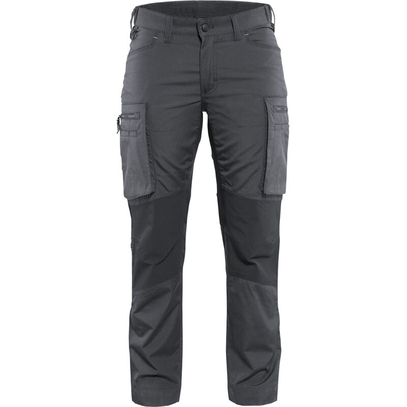 Arbeits-Hosen Wartung Stretch Damen 7159 – Dunkelgrau/Schwarz 2XL – FR(52) – SE(C50) – Normen