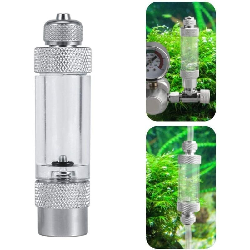 Tinor - Blasenzähler, Aquarium-Luftpumpenzubehör, Aquarium-Werkzeug zur Ermittlung der CO2-Menge (Einzelkopf)