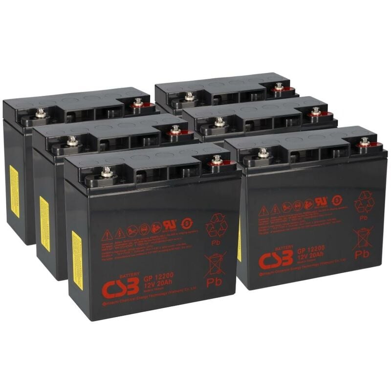 Bleiakku 72V 20Ah ( 6x 12V 20Ah) kompatibel SXT Raptor V3 zyklenfest