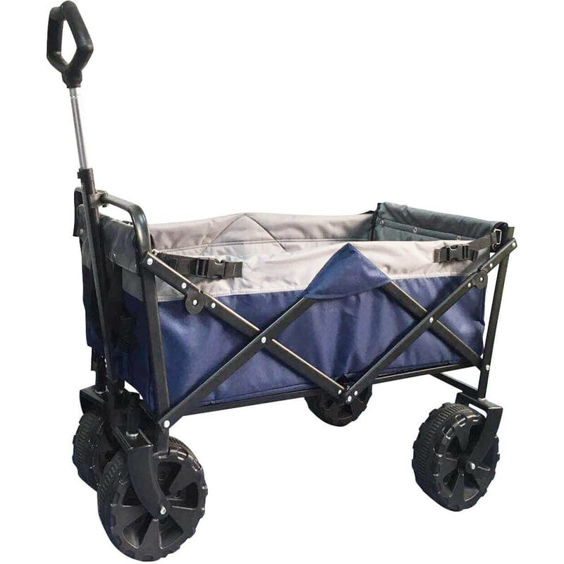 Blue Beach Folding Trolley Trolley mit Stahlkonstruktion